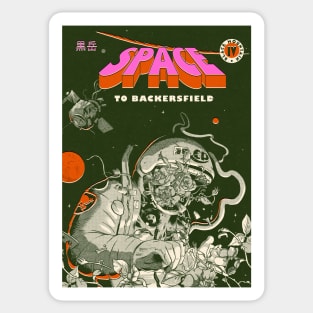 Space to Bakersfield Sticker